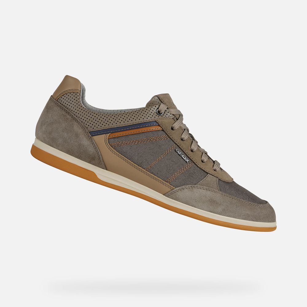 Tenis Geox Homem Cinzentas Escuro - Renan - FTQJW2864